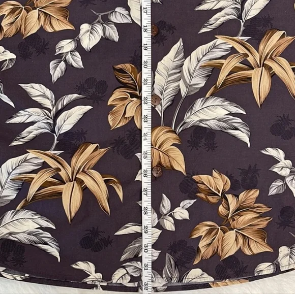 High Surf Floral Button Down 2X Coral Hawaiian Shirt - Picture 2 of 6